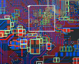 pcb layout of processors