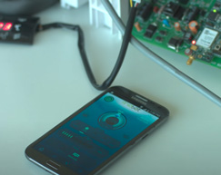 video image of electronic processes